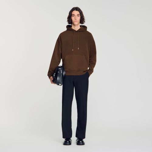 Sweat oversize à capuche - Sandro Paris - Modalova