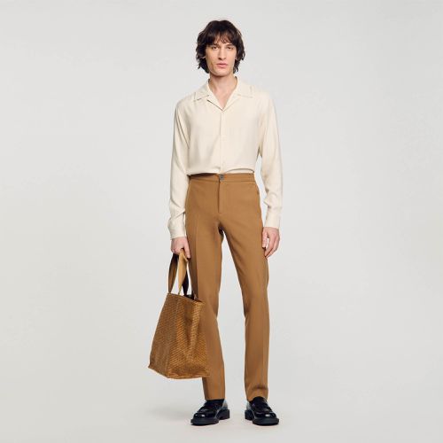 Pantalon en jersey - Sandro Paris - Modalova