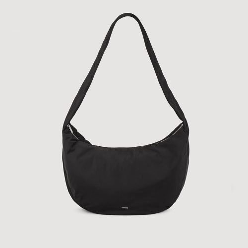 Grand sac hobo en nylon - Sandro Paris - Modalova