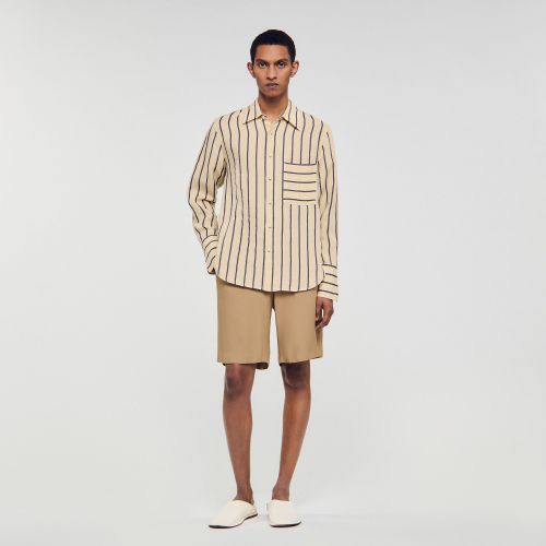 Chemise à rayures - Sandro Paris - Modalova