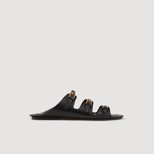 Sandales en cuir - Sandro Paris - Modalova