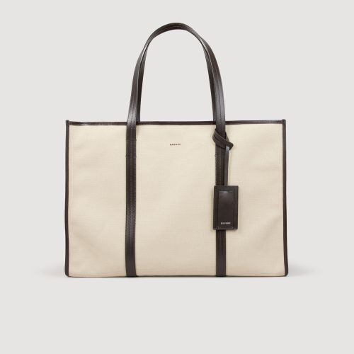Sac cabas en toile - Sandro Paris - Modalova