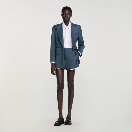 Short rayé - Sandro Paris - Modalova
