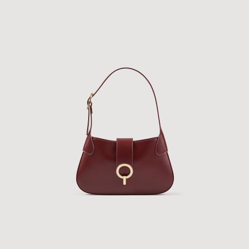 Sac Janet en cuir lisse - Sandro Paris - Modalova