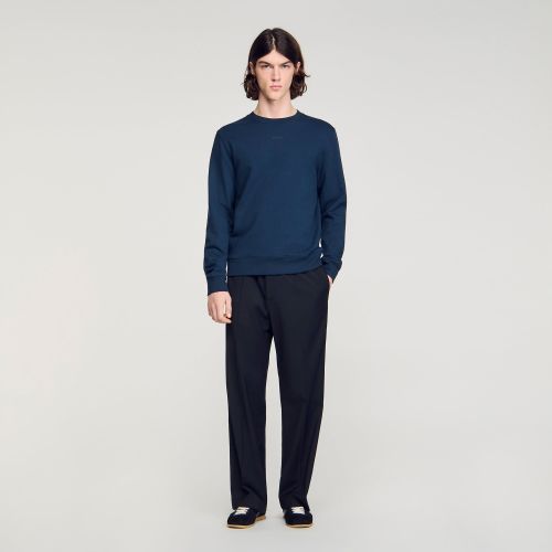Sweatshirt à logo - Sandro Paris - Modalova