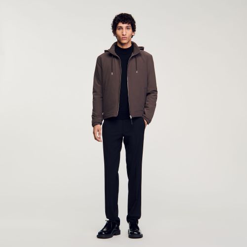 Blouson en tissu technique - Sandro Paris - Modalova