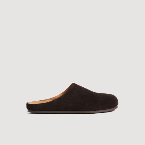 Mules en croûte de cuir - Sandro Paris - Modalova