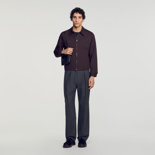 Blouson en coton - Sandro Paris - Modalova
