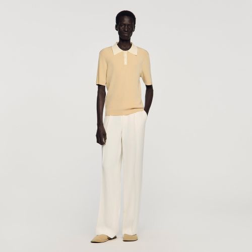 Polo bicolore - Sandro Paris - Modalova