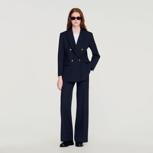 Veste à fines rayures - Sandro Paris - Modalova