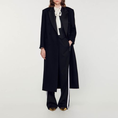 Manteau long - Sandro Paris - Modalova