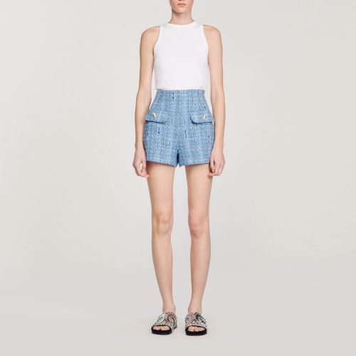 Short en tweed - Sandro Paris - Modalova