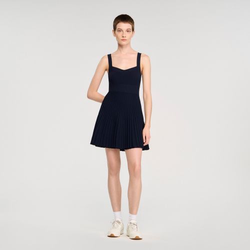Robe courte en maille - Sandro Paris - Modalova