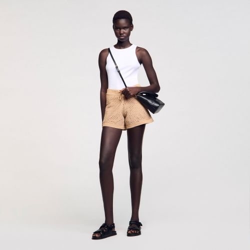 Short strassé - Sandro Paris - Modalova