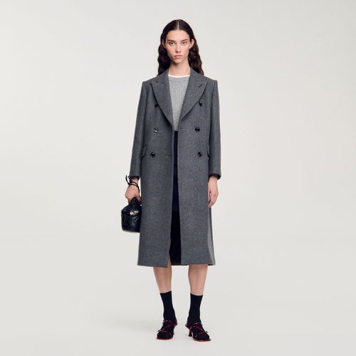 Manteau long - Sandro Paris - Modalova