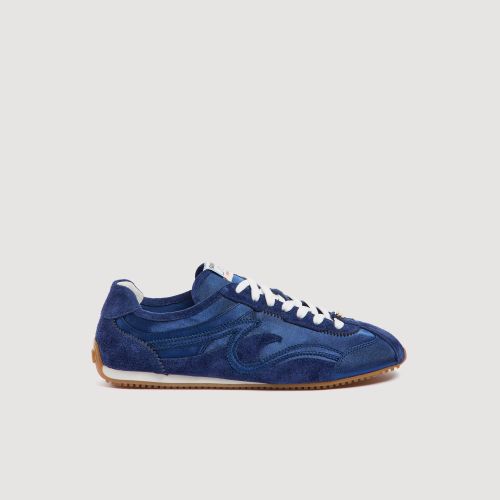 Sneakers Light Wave mix matières - Sandro Paris - Modalova