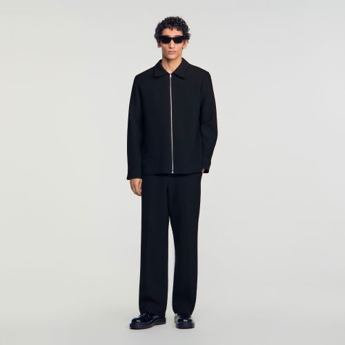 Chemise zippée - Sandro Paris - Modalova