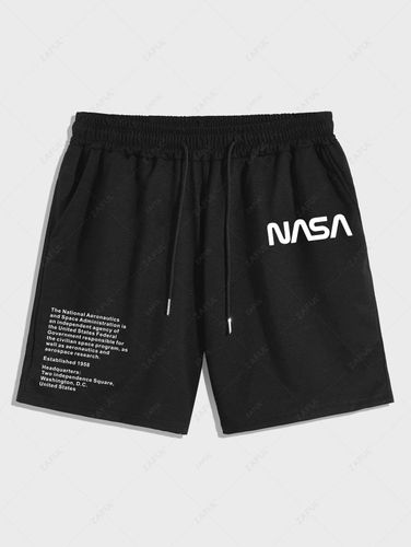 Short de Survtement Imprim Lettre Cordon S - Zaful FR - Modalova