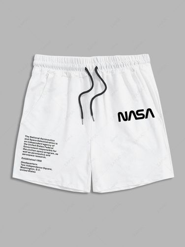 Short de Survtement Imprim Lettre Cordon L - Zaful FR - Modalova