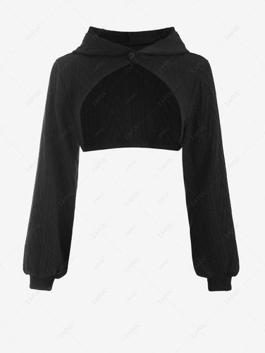 Cardigan Capuche Court Zipp Goutte Epaule S - ZAFUL - Modalova