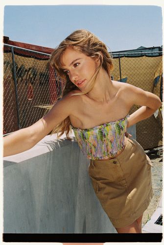 Top Bandeau À Volants Tie & Dye - 42 - Nasty Gal - Modalova