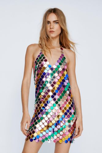 Mini Dressing Gown À Disques Multicolores - - One Size - Nasty Gal - Modalova
