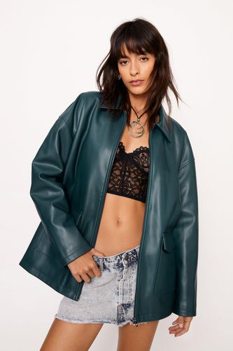 Veste En Simili À Poche - 32 - Nasty Gal - Modalova