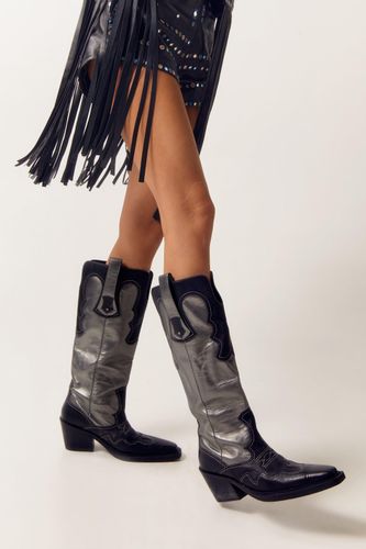Santiags Color Block En Simili - 39 - Nasty Gal - Modalova