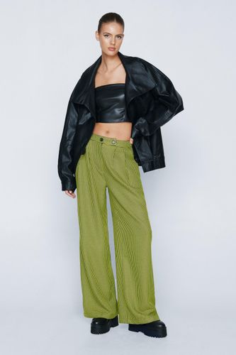 Pantalon Large Imprimé Carreaux - 40 - Nasty Gal - Modalova