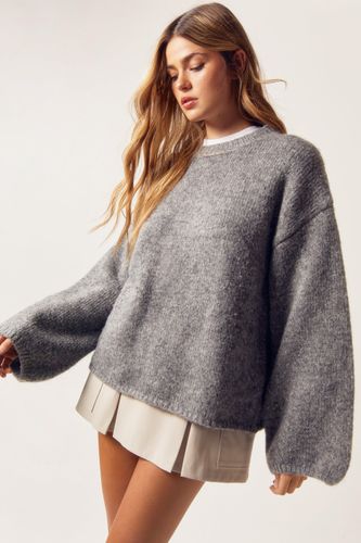 Pull Oversize À Col Ras-Du-Cou - L - Nasty Gal - Modalova