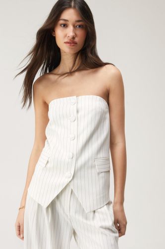 Top Bustier À Rayures Fines - 34 - Nasty Gal - Modalova