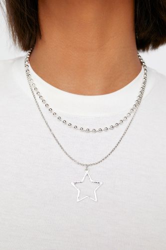 Star Layered Chain Necklace - One Size - Nasty Gal - Modalova