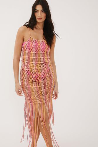 Macrame Tassel Maxi Beach Dress - S - Nasty Gal - Modalova