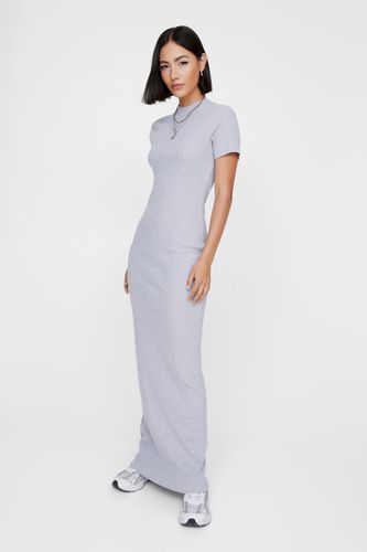 T-Shirt Maxi Dress - Gris - L - Nasty Gal - Modalova