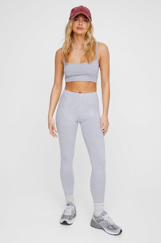 Basic Legging - Gris - S - Nasty Gal - Modalova