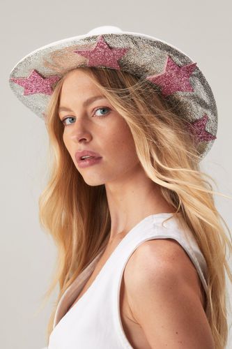 Glitter Star Cowboy Hat - One Size - Nasty Gal - Modalova