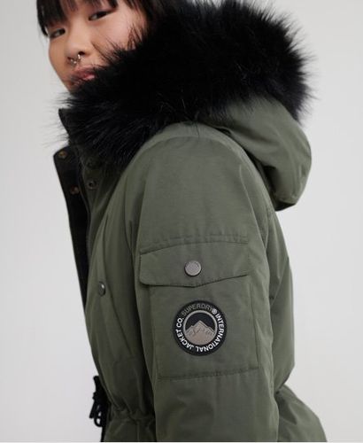 Women's Nadare Parka aus Mikrofaser - Größe: 36 - Black Friday & weitere Preisnachlässe - Superdry - Modalova