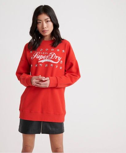 Damen Boutique Real Classics Rundhals-sweatshirt - Größe: XS/S - Superdry - Modalova