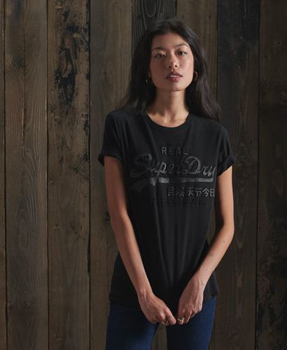Women's Vintage Logo Luster T-Shirt - Größe: 34 - Superdry - Modalova