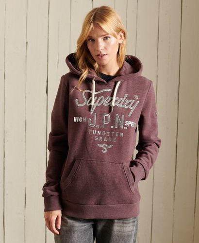 Women's Workwear Hoodie mit Schriftzug - Größe: 36 - Superdry - Modalova