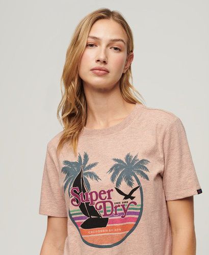 Damen Lässiges Outdoor T-Shirt mit Streifen, Größe: 42 - Xmas deals - Superdry - Modalova