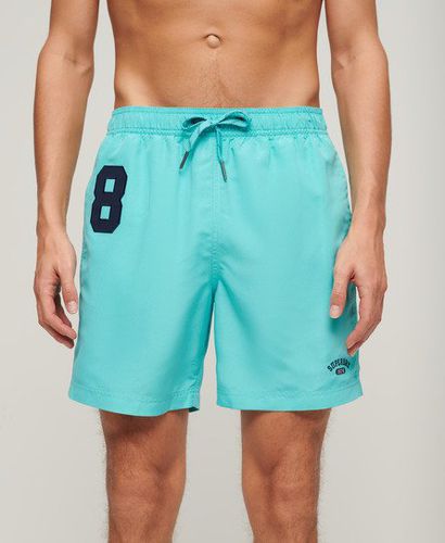 Herren 17-Zoll Polo-Badeshorts aus Recyceltem Material - Größe: S - Xmas deals - Superdry - Modalova