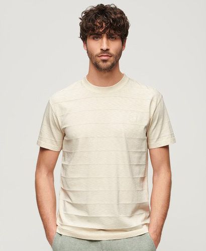 Herren Strukturiertes Vintage T-Shirt aus Bio-Baumwolle - Größe: M - Superdry - Modalova