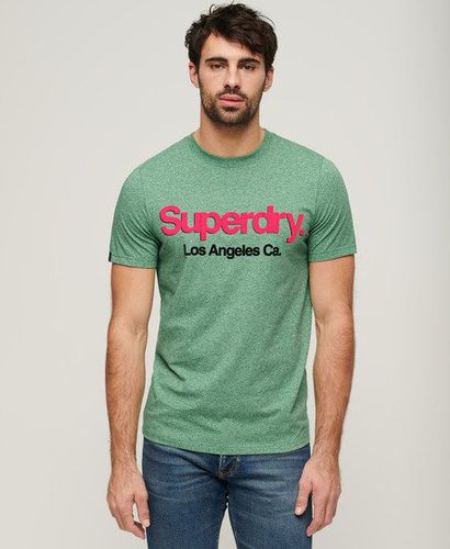 Herren Klassisches Core T-Shirt mit Logo und Waschung - Größe: XL - Superdry - Modalova