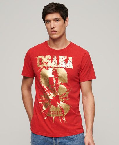 Men's Osaka 6 Standard T-Shirt mit Foliendruck - Größe: L - Superdry - Modalova