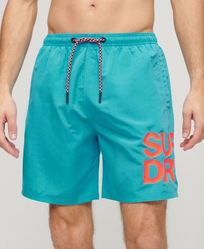 Short de Bain Sportswear Logo Recyclé Longueur 43 cm Taille: M - Superdry - Modalova