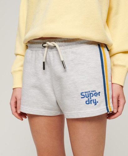 Damen Rainbow Shorts mit Logo und Seitenstreifen - Größe: 36 - Superdry - Modalova