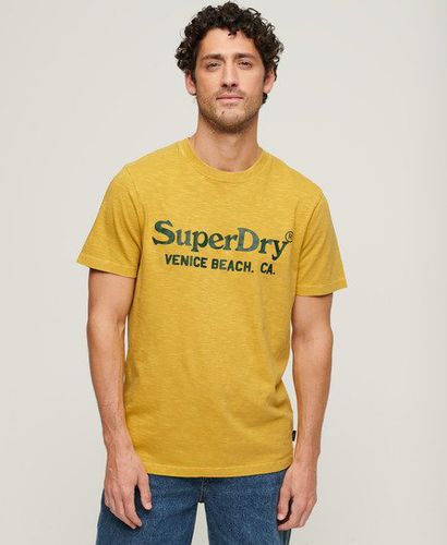 Herren Klassisches Venue T-Shirt mit Logo - Größe: Xxl - Superdry - Modalova