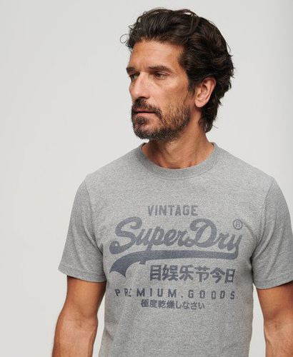 Men's Klassisches Heritage T-Shirt - Größe: S - Superdry - Modalova