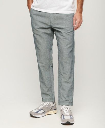 Pantalon en lin à Cordon de Serrage Taille: Xxl - Superdry - Modalova